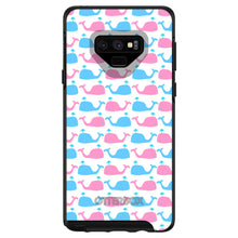 DistinctInk™ OtterBox Symmetry Series Case for Apple iPhone / Samsung Galaxy / Google Pixel - Blue Pink Cartoon Whales