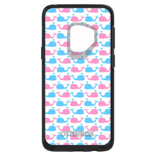 DistinctInk™ OtterBox Symmetry Series Case for Apple iPhone / Samsung Galaxy / Google Pixel - Blue Pink Cartoon Whales