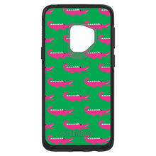 DistinctInk™ OtterBox Symmetry Series Case for Apple iPhone / Samsung Galaxy / Google Pixel - Green Pink Alligators