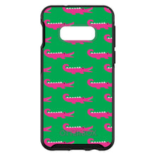 DistinctInk™ OtterBox Symmetry Series Case for Apple iPhone / Samsung Galaxy / Google Pixel - Green Pink Alligators