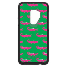 DistinctInk™ OtterBox Symmetry Series Case for Apple iPhone / Samsung Galaxy / Google Pixel - Green Pink Alligators