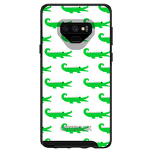 DistinctInk™ OtterBox Symmetry Series Case for Apple iPhone / Samsung Galaxy / Google Pixel - Green White Alligators