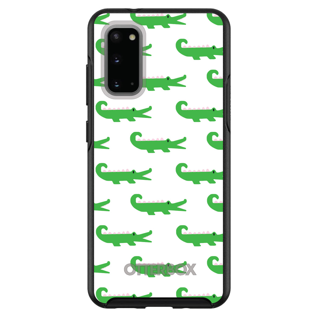 Green White Alligators OtterBox Symmetry Case for iPhone & Galaxy, view 5