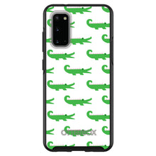 DistinctInk™ OtterBox Symmetry Series Case for Apple iPhone / Samsung Galaxy / Google Pixel - Green White Alligators