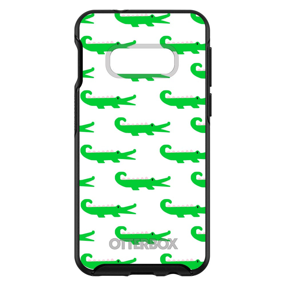Green White Alligators OtterBox Symmetry Case for iPhone & Galaxy, view 7