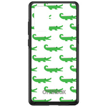 DistinctInk™ OtterBox Symmetry Series Case for Apple iPhone / Samsung Galaxy / Google Pixel - Green White Alligators