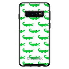 DistinctInk™ OtterBox Symmetry Series Case for Apple iPhone / Samsung Galaxy / Google Pixel - Green White Alligators