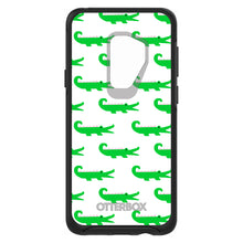 DistinctInk™ OtterBox Symmetry Series Case for Apple iPhone / Samsung Galaxy / Google Pixel - Green White Alligators