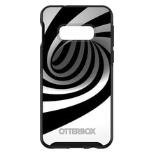 DistinctInk™ OtterBox Symmetry Series Case for Apple iPhone / Samsung Galaxy / Google Pixel - Black White Swirl Vortex Geometric