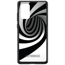 DistinctInk™ OtterBox Symmetry Series Case for Apple iPhone / Samsung Galaxy / Google Pixel - Black White Swirl Vortex Geometric