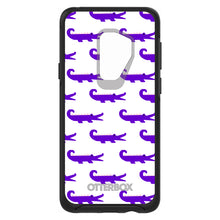 DistinctInk™ OtterBox Symmetry Series Case for Apple iPhone / Samsung Galaxy / Google Pixel - Purple White Alligators