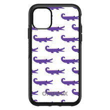 DistinctInk™ OtterBox Symmetry Series Case for Apple iPhone / Samsung Galaxy / Google Pixel - Purple White Alligators