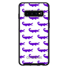 DistinctInk™ OtterBox Symmetry Series Case for Apple iPhone / Samsung Galaxy / Google Pixel - Purple White Alligators
