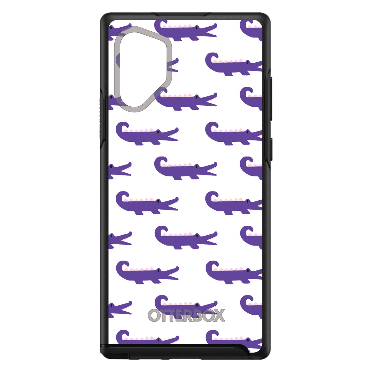 Purple White Alligators OtterBox Symmetry Case for iPhone & Galaxy, view 12