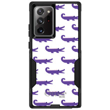 DistinctInk™ OtterBox Commuter Series Case for Apple iPhone or Samsung Galaxy - Purple White Alligators