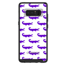 DistinctInk™ OtterBox Symmetry Series Case for Apple iPhone / Samsung Galaxy / Google Pixel - Purple White Alligators
