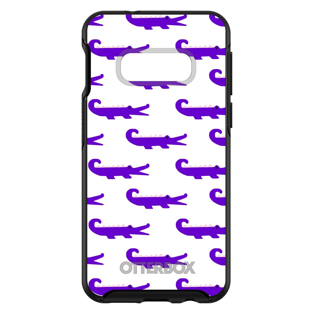 Purple White Alligators OtterBox Symmetry Case for iPhone & Galaxy, view 7