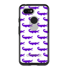 DistinctInk™ OtterBox Symmetry Series Case for Apple iPhone / Samsung Galaxy / Google Pixel - Purple White Alligators