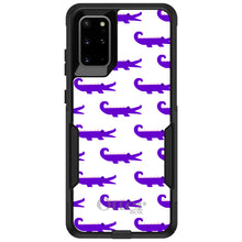 DistinctInk™ OtterBox Commuter Series Case for Apple iPhone or Samsung Galaxy - Purple White Alligators