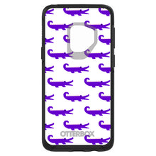DistinctInk™ OtterBox Symmetry Series Case for Apple iPhone / Samsung Galaxy / Google Pixel - Purple White Alligators
