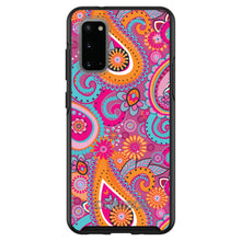 DistinctInk™ OtterBox Symmetry Series Case for Apple iPhone / Samsung Galaxy / Google Pixel - Pink Blue Orange Paisley
