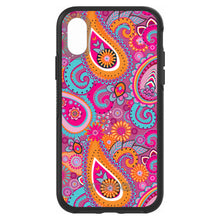 DistinctInk™ OtterBox Symmetry Series Case for Apple iPhone / Samsung Galaxy / Google Pixel - Pink Blue Orange Paisley