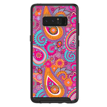 DistinctInk™ OtterBox Symmetry Series Case for Apple iPhone / Samsung Galaxy / Google Pixel - Pink Blue Orange Paisley