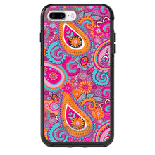 DistinctInk™ OtterBox Symmetry Series Case for Apple iPhone / Samsung Galaxy / Google Pixel - Pink Blue Orange Paisley