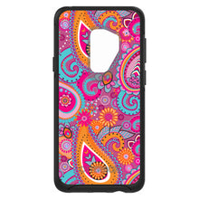 DistinctInk™ OtterBox Symmetry Series Case for Apple iPhone / Samsung Galaxy / Google Pixel - Pink Blue Orange Paisley