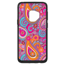 DistinctInk™ OtterBox Symmetry Series Case for Apple iPhone / Samsung Galaxy / Google Pixel - Pink Blue Orange Paisley
