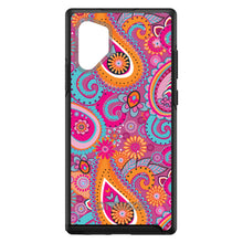 DistinctInk™ OtterBox Symmetry Series Case for Apple iPhone / Samsung Galaxy / Google Pixel - Pink Blue Orange Paisley