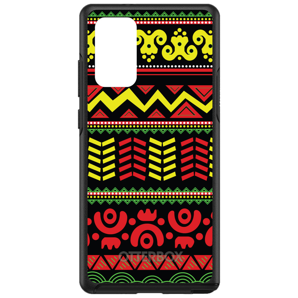 Black Yellow Red Aztec Tribal OtterBox Symmetry Case for iPhone & Galaxy, view 10