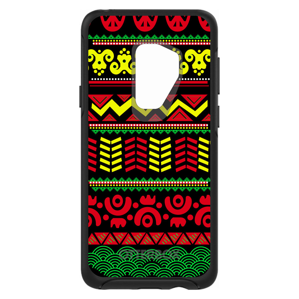 Black Yellow Red Aztec Tribal OtterBox Symmetry Case for iPhone & Galaxy, view 9
