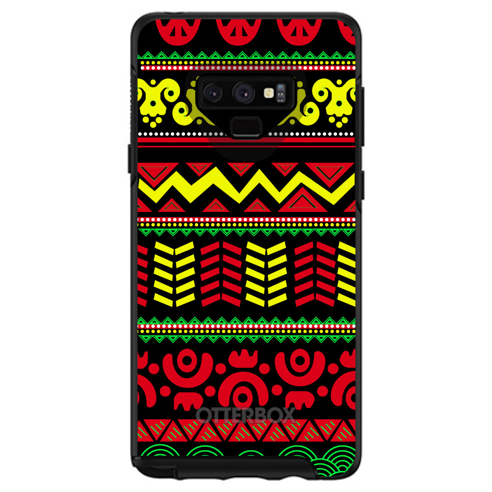 Black Yellow Red Aztec Tribal OtterBox Symmetry Case for iPhone & Galaxy, view 13