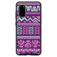 DistinctInk™ OtterBox Symmetry Series Case for Apple iPhone / Samsung Galaxy / Google Pixel - Pink Green Aztec Tribal