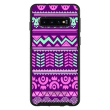 DistinctInk™ OtterBox Symmetry Series Case for Apple iPhone / Samsung Galaxy / Google Pixel - Pink Green Aztec Tribal