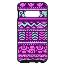 DistinctInk™ OtterBox Symmetry Series Case for Apple iPhone / Samsung Galaxy / Google Pixel - Pink Green Aztec Tribal