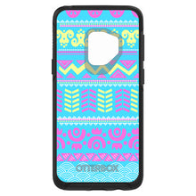 DistinctInk™ OtterBox Symmetry Series Case for Apple iPhone / Samsung Galaxy / Google Pixel - Yellow Pink Blue Aztec Tribal