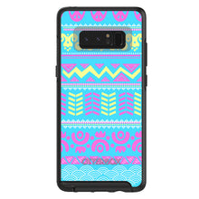 DistinctInk™ OtterBox Symmetry Series Case for Apple iPhone / Samsung Galaxy / Google Pixel - Yellow Pink Blue Aztec Tribal