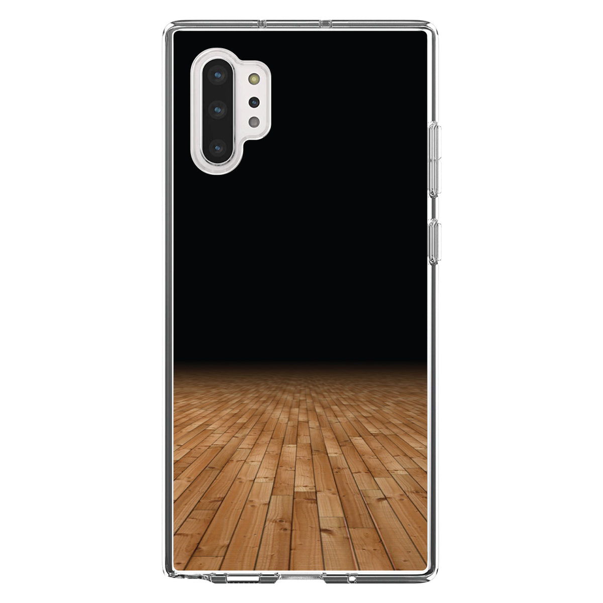 Basketball Court Floor Clear Shockproof iPhone Case, view 10