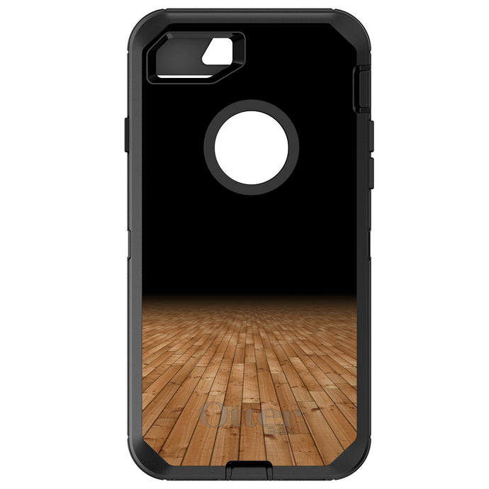 DistinctInk™ OtterBox Defender Series Case for Apple iPhone / Samsung Galaxy / Google Pixel - Basketball Court Floor