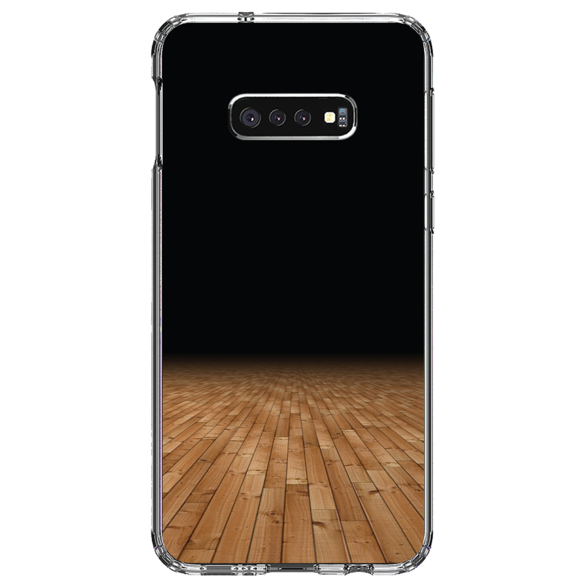 Basketball Court Floor Clear Shockproof iPhone Case, view 18