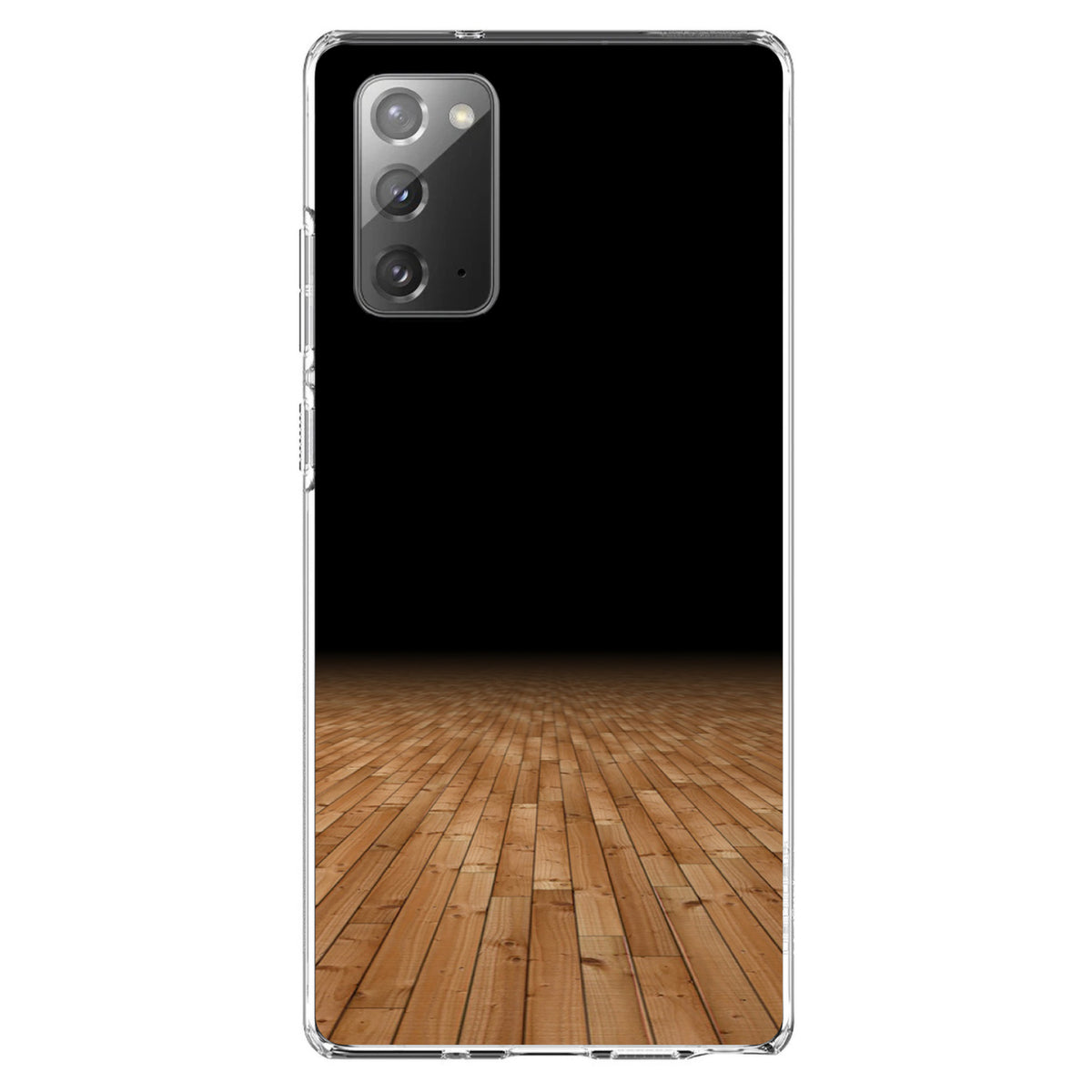 Basketball Court Floor Clear Shockproof iPhone Case, view 8