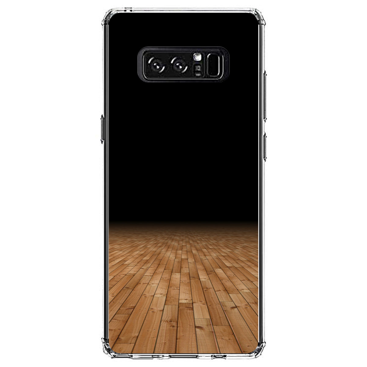 Basketball Court Floor Clear Shockproof iPhone Case, view 12