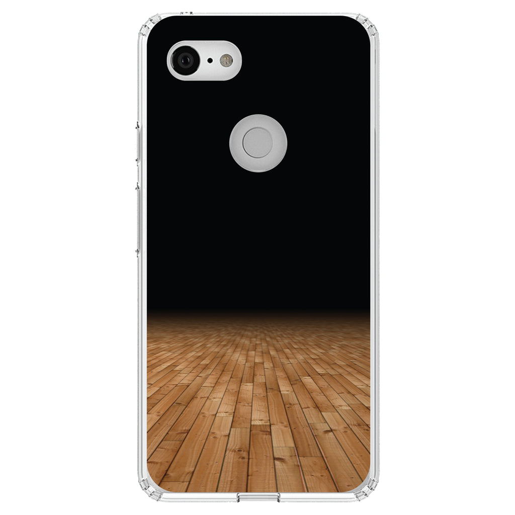 Basketball Court Floor Clear Shockproof iPhone Case, view 22