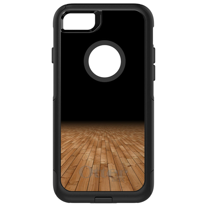 DistinctInk OtterBox Commuter Series Case for Apple iPhone or Samsung Galaxy - Basketball Court Floor