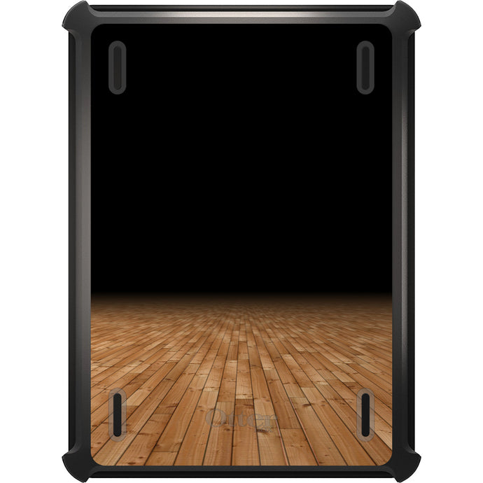 DistinctInk™ OtterBox Defender Series Case for Apple iPad / iPad Pro / iPad Air / iPad Mini - Basketball Court Floor