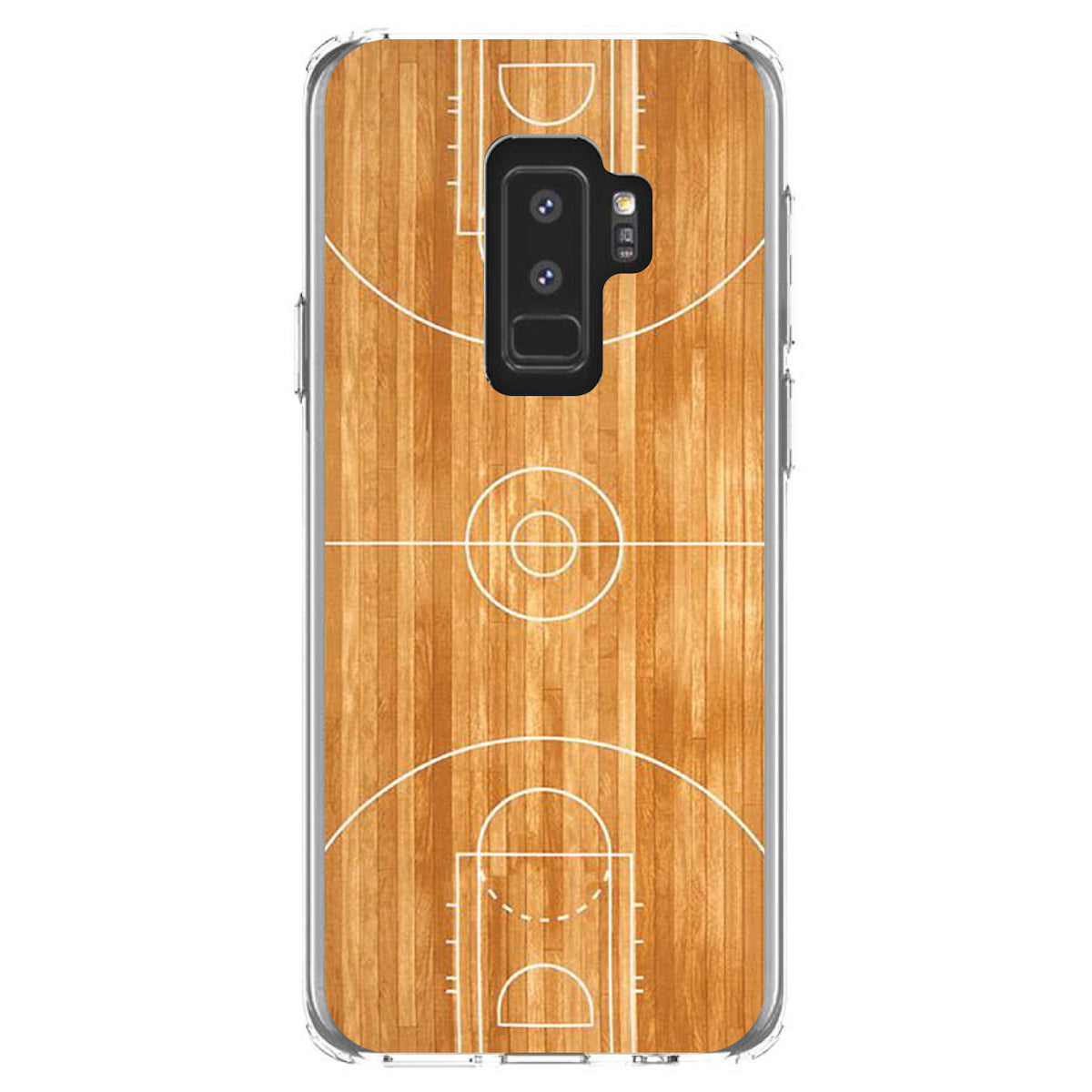 Basketball Court Layout Clear Shockproof iPhone Case, view 20