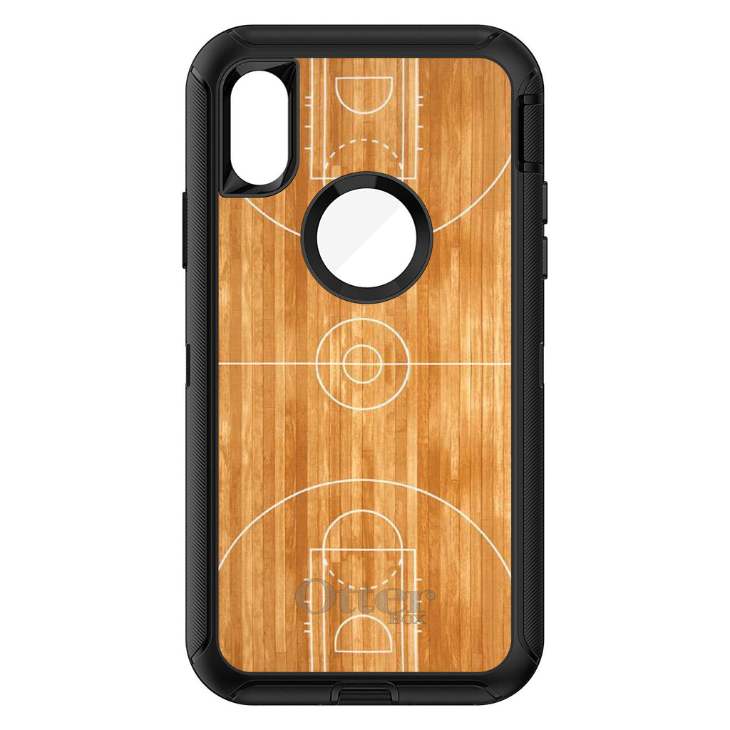 Basketball Court Layout OtterBox Defender Case for iPhone & Galaxy, view 3