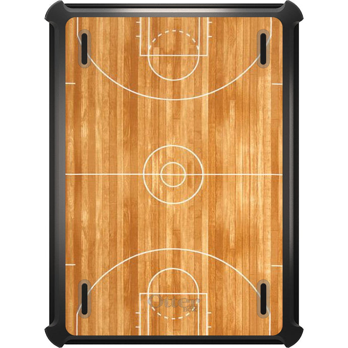 DistinctInk™ OtterBox Defender Series Case for Apple iPad / iPad Pro / iPad Air / iPad Mini - Basketball Court Layout